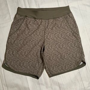 NWOT Lands End Taupe swim trucks/cover up shorts.